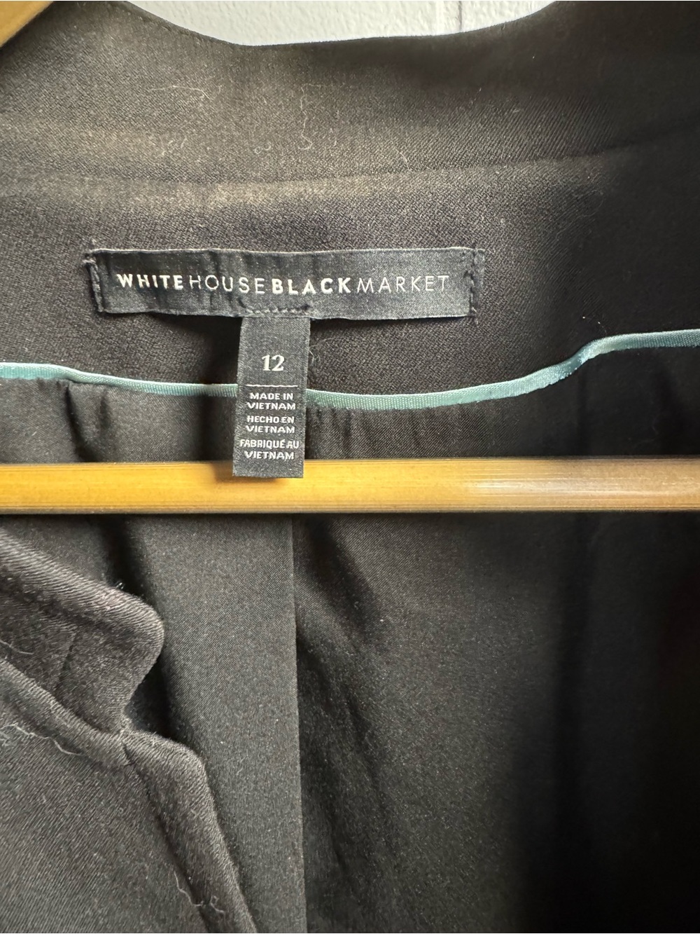 White House Black Market Black Women's Tailored Blazer